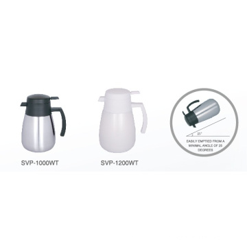 Stainless Steel Vacuum Coffee Pot with Handle